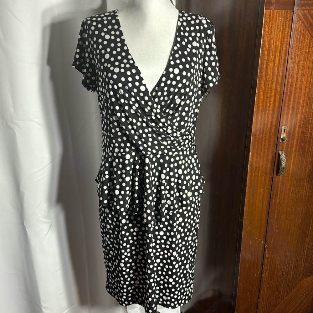 Shelby & Palmer polka dot midi dress